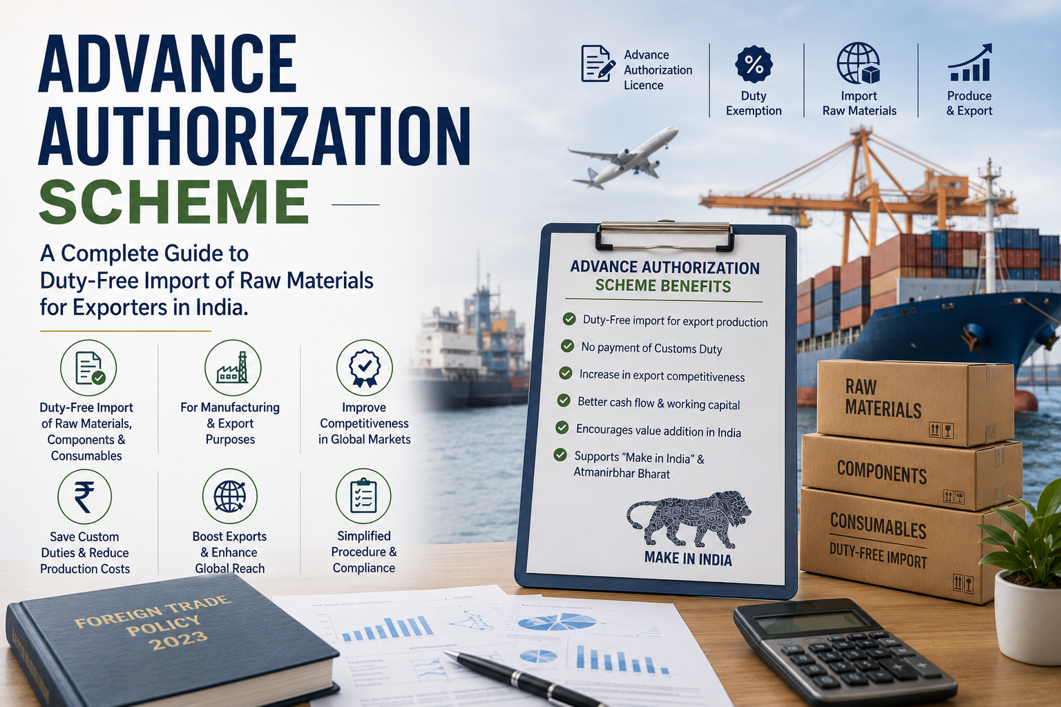 Advance Authorization Scheme: A Complete Guide To Duty-Free Import Of Raw Materials For Exporters In